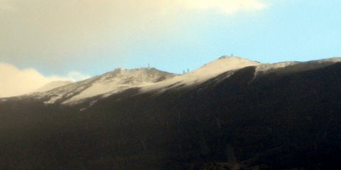 Snow on Haleakala by Nancy