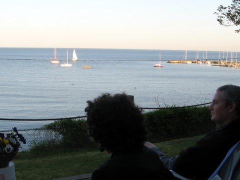 Boats out on a beautiful day in Niantic