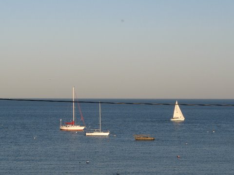 View from the Lassow\'s cottage at Crescent Beach