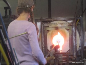 Wonderful to watch the glassblower in Estes Park, CO